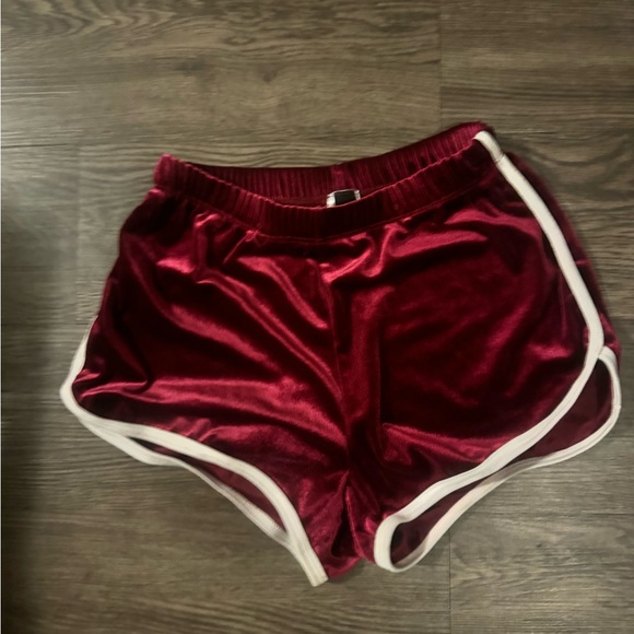 Vintage velour short shorts in x small - Picture 5 of 6